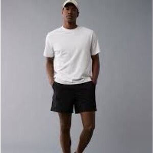 American Eagle Outfitters Black Flat Front Shorts